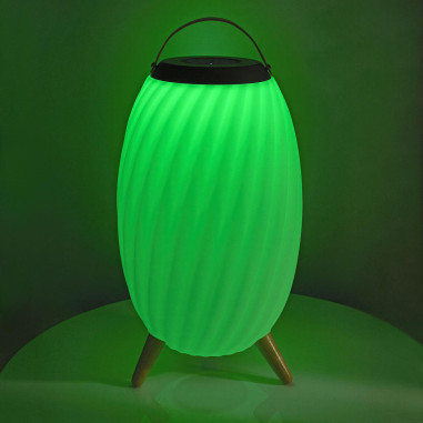 Nedis SPBT35810WT Haut parleur Bluetooth avec lumière d'ambiance