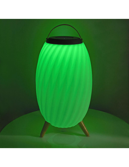 Nedis SPBT35810WT Haut parleur Bluetooth avec lumière d'ambiance