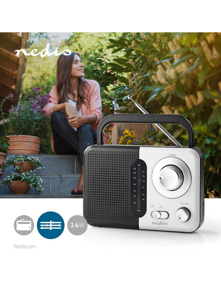 Nedis RDFM1300WT Radio FM