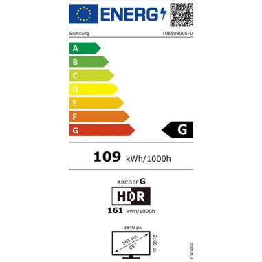 SAMSUNG TV LED UHD 4K - TU65U8005FUXXC
