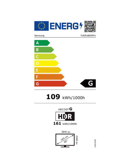 SAMSUNG TV LED UHD 4K - TU65U8005FUXXC