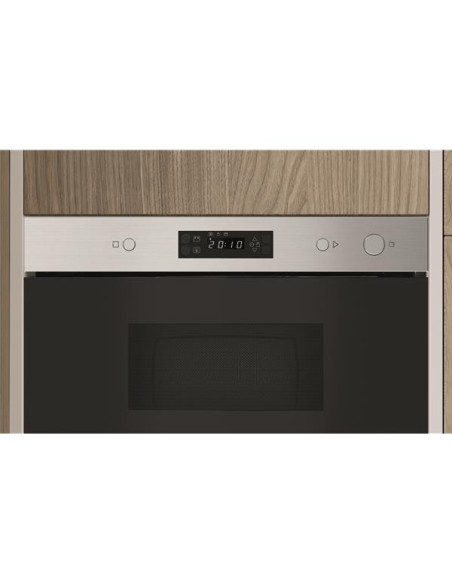 INDESIT Micro-ondes encastrable, inox, solo, 22 L, plateau 25 cm, décongélation