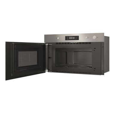 INDESIT Micro-ondes encastrable, inox, solo, 22 L, plateau 25 cm, décongélation