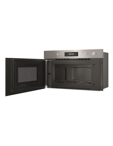 INDESIT Micro-ondes encastrable, inox, solo, 22 L, plateau 25 cm, décongélation