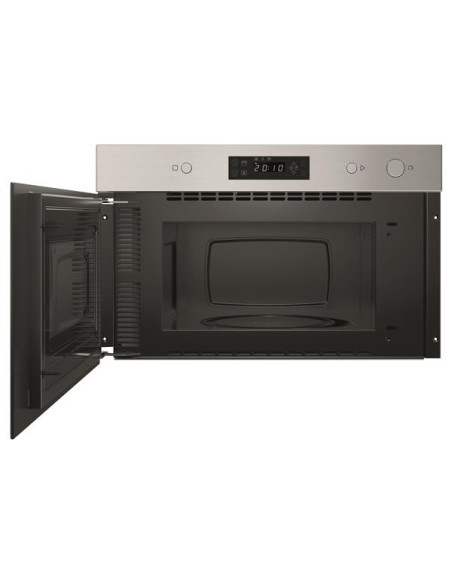 INDESIT Micro-ondes encastrable, inox, solo, 22 L, plateau 25 cm, décongélation