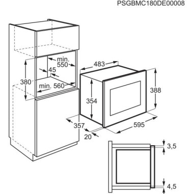 Micro-ondes encastrable ELECTROLUX - CMS4253EMX