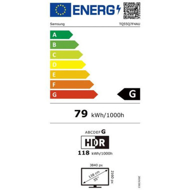 SAMSUNG TV QLED 4K - TQ55Q7F4AUXXC