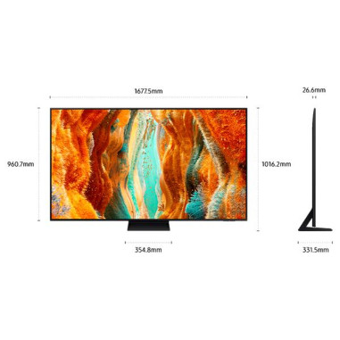 SAMSUNG TV Mini-LED 4K - TQ75QN70FAUXXC