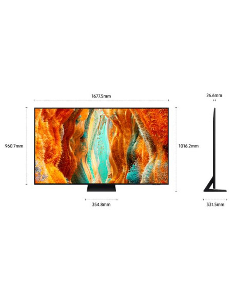 SAMSUNG TV Mini-LED 4K - TQ75QN70FAUXXC