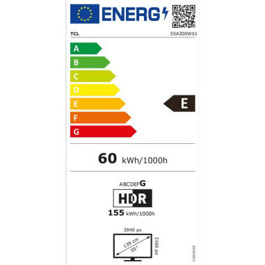 TCL TV QLED 4K - 55A300W