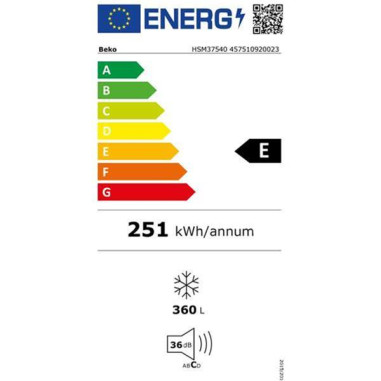 Congélateur coffre HSM37540