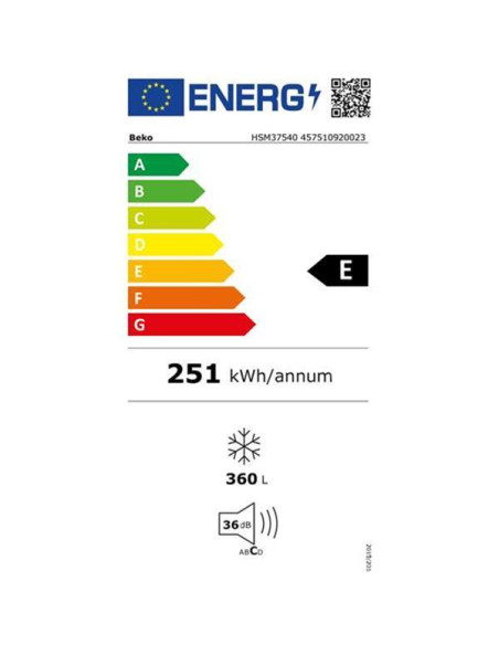 Congélateur coffre HSM37540