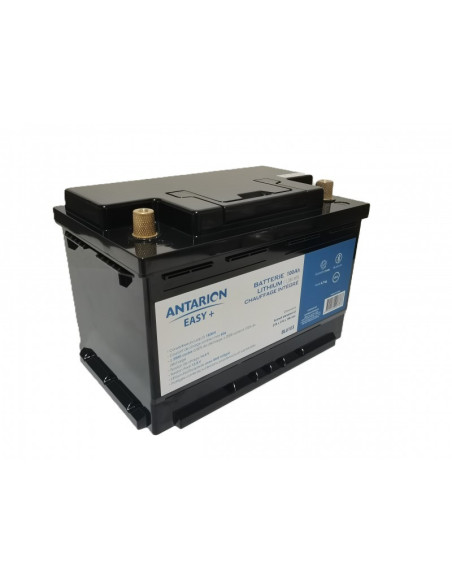 EASY+ Batterie Lithium Connectée 100 Ah + L3 Format Compact - Camping-car