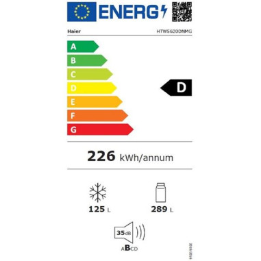 HAIER Réfrigérateur combiné HTW5620DNMG