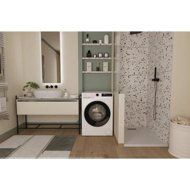 CANDY Lave-linge séchant GWD485SB6-S