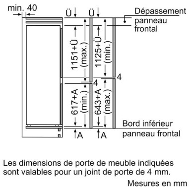 Réfrigérateur combiné KI87VVFE1