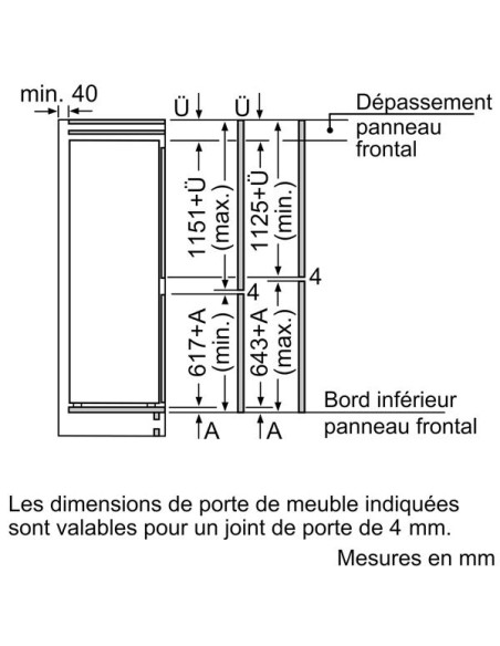 Réfrigérateur combiné KI87VVFE1