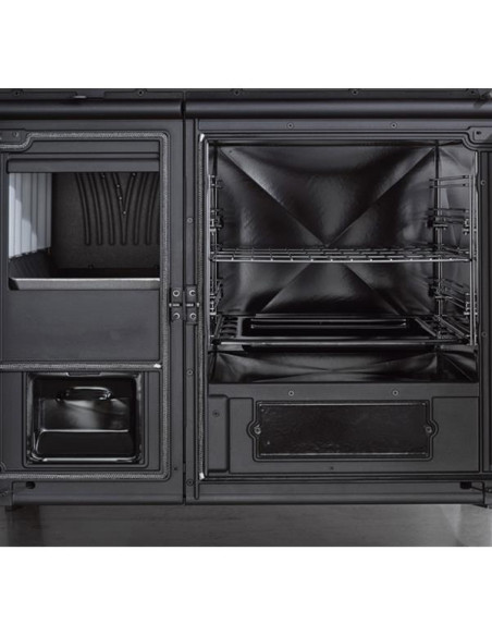 Cuisinière à bois MILLY BORDEAUX