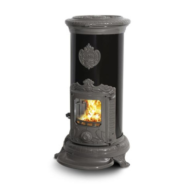 Poêle à bois vintage 310107GRISMETAL