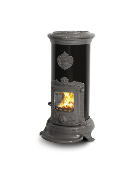 Poêle à bois vintage 310107GRISMETAL