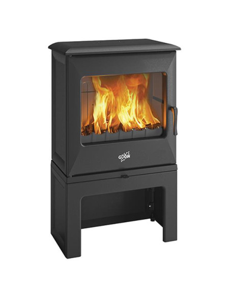 Poêle à bois vintage 388150PEINTANTHRACITE