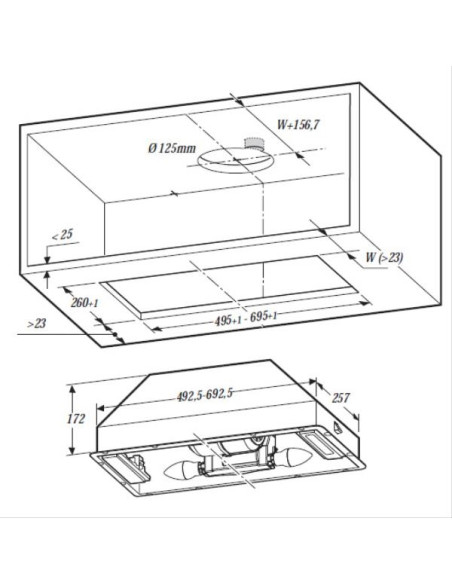 Groupe filtrant avec moteur WCT64FLSX