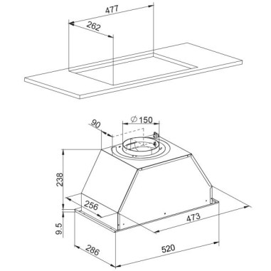 Groupe filtrant avec moteur GHF545IX