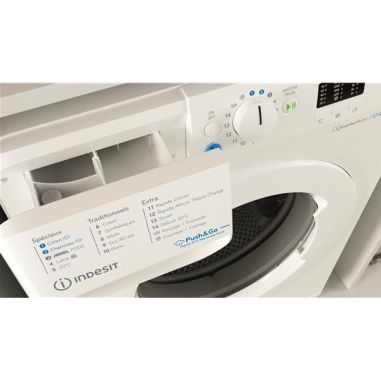 INDESIT MAL posable, Front, INNEX STEAM, Blanc, 10 KG, 1400 trs, Classe énergie