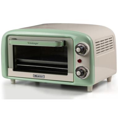 ARIETE Mini-Four Vert 10L 800W Rétro