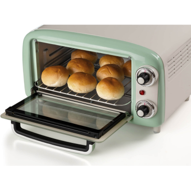 ARIETE Mini-Four Vert 10L 800W Rétro