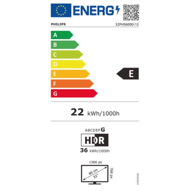 PHILIPS TV LED HDTV - 32PHS6000