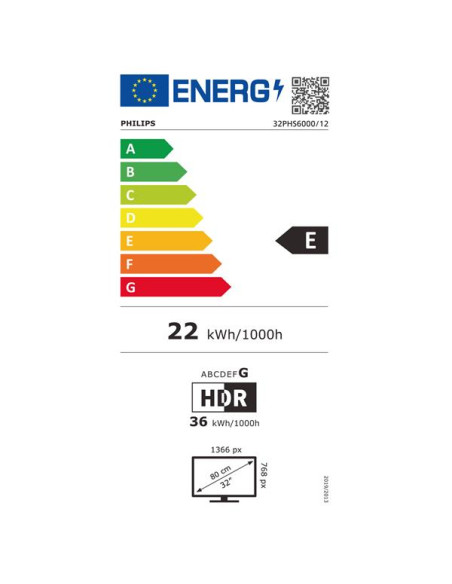 PHILIPS TV LED HDTV - 32PHS6000