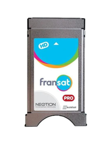 WISI Station Compact Certifiée Fransat + 3 CAMs Fransat PRO + Cartes PC7