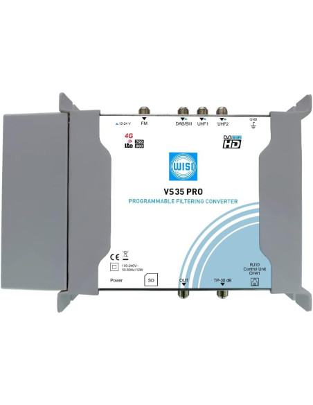 WISI VS 35 PRO Amplificateur Programmable 15 Canaux