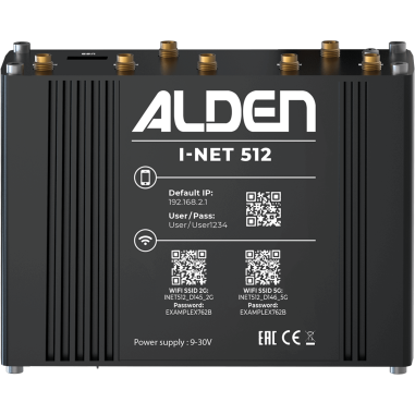 ALDEN Routeur I-NET 512 5G/4G-LTE Cat. 20