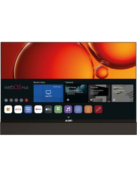 TV ALDEN 22" Smart WebOS 12V Sound System – Camping-car