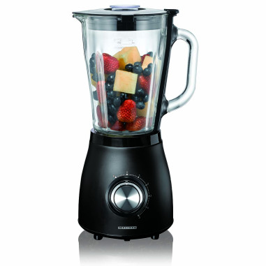 MELISSA 16180133 Blender 1.5L verre spray 500W Noir mat
