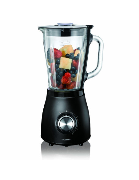 MELISSA 16180133 Blender 1.5L verre spray 500W Noir mat