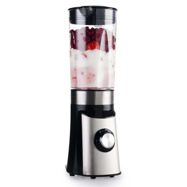 Trebs 99242 Gobelet Smoothie-to-go pro Comfortjuicer 450 ml pour l'école. le travail ou la salle de sport - Noir