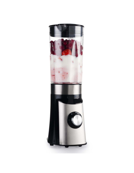 Trebs 99242 Gobelet Smoothie-to-go pro Comfortjuicer 450 ml pour l'école. le travail ou la salle de sport - Noir