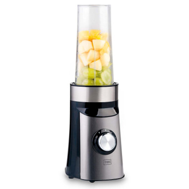 Trebs 99242 Gobelet Smoothie-to-go pro Comfortjuicer 450 ml pour l'école. le travail ou la salle de sport - Noir