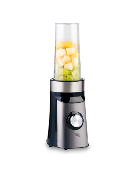 Trebs 99242 Gobelet Smoothie-to-go pro Comfortjuicer 450 ml pour l'école. le travail ou la salle de sport - Noir