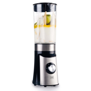 Trebs 99242 Gobelet Smoothie-to-go pro Comfortjuicer 450 ml pour l'école. le travail ou la salle de sport - Noir