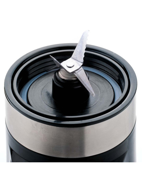 Trebs 99242 Gobelet Smoothie-to-go pro Comfortjuicer 450 ml pour l'école. le travail ou la salle de sport - Noir