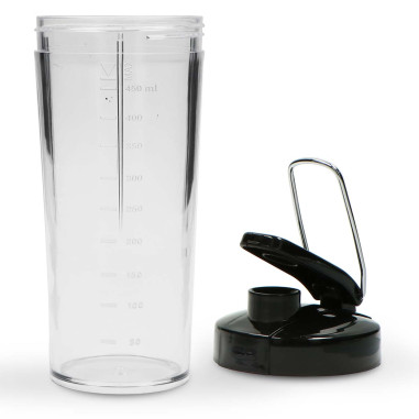 Trebs 99242 Gobelet Smoothie-to-go pro Comfortjuicer 450 ml pour l'école. le travail ou la salle de sport - Noir