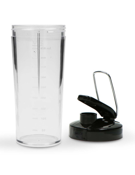Trebs 99242 Gobelet Smoothie-to-go pro Comfortjuicer 450 ml pour l'école. le travail ou la salle de sport - Noir