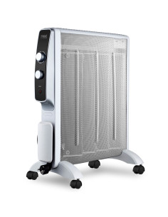 Trebs 99400 Chauffage électrique micathermique mobile sur roulettes 2000W Blanc