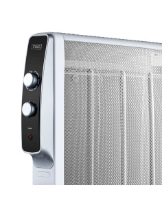 Trebs 99400 Chauffage électrique micathermique mobile sur roulettes 2000W Blanc 2
