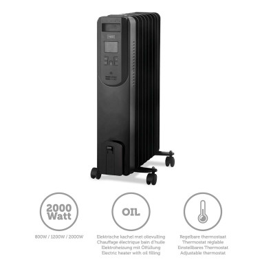 Trebs 99404 Digital Oil Filled Heater 2000W