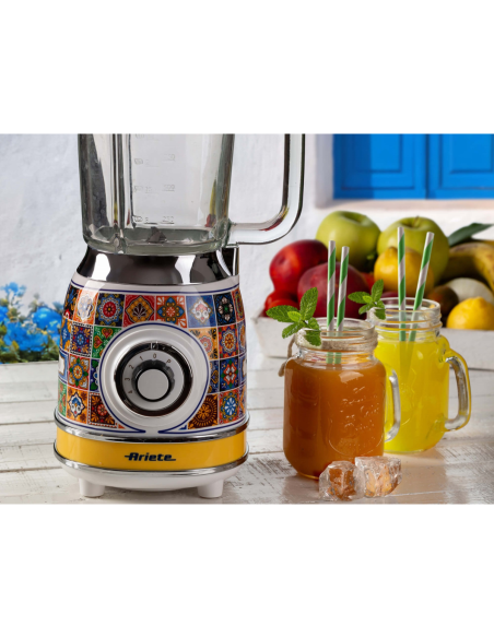 ARIETE Blender Vintage Positano 1.5L 1000W 4 Vitesses